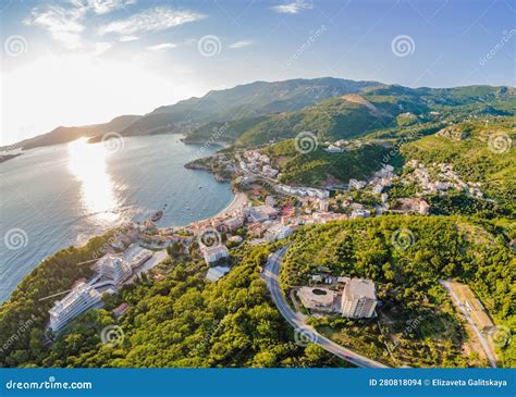 Vista aerea di Alghero e della costa