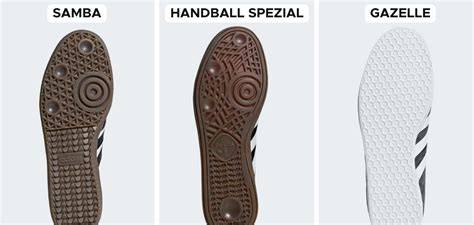 Suola adidas Samba che mostra il grip