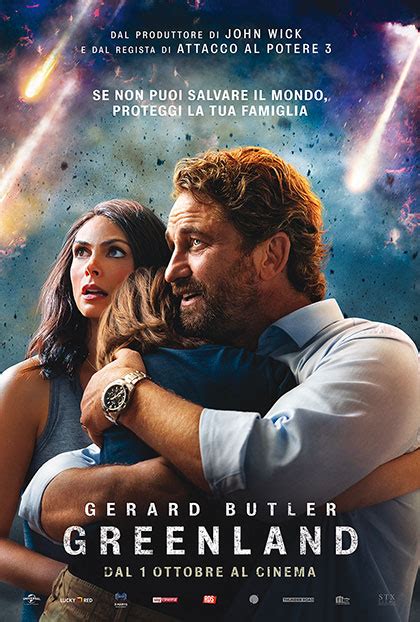 Locandina del film Greenland con Gerard Butler