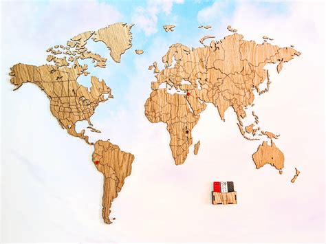 Mappa del mondo per i viaggi tennistici