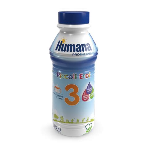 schema dei componenti nutrizionali del latte di crescita Humana 3