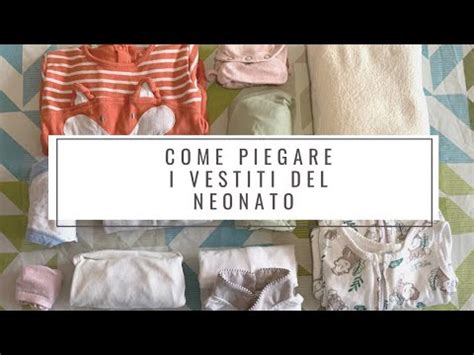 Piegare body neonato