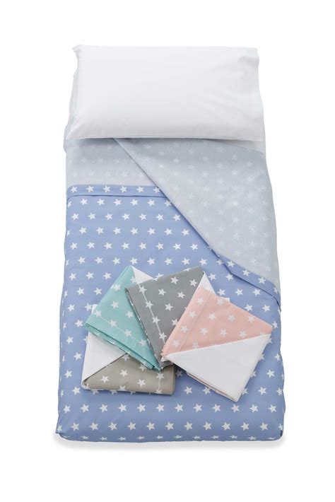 Lenzuola per lettino con diverse fantasie e colori