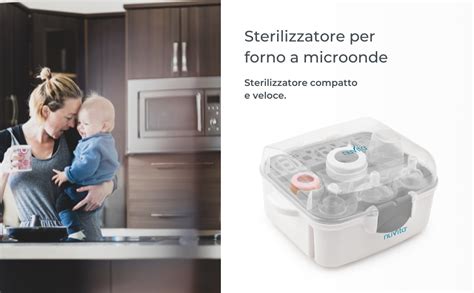 Sterilizzatore ciucci per microonde