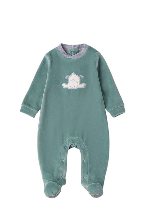 Bambino in tutina verde Tiffany