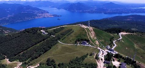 veduta panoramica del Mottarone e della zona della tragedia