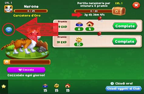Schermata di selezione cuccioli nel menu di gioco