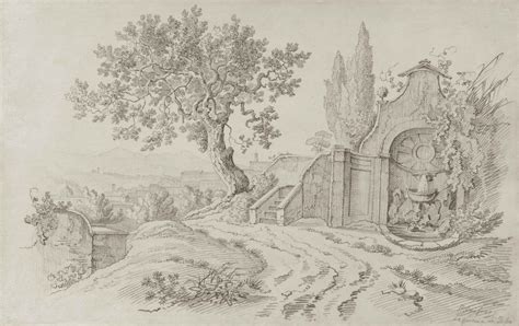 incisione storica del Gianicolo e della Quercia del Tasso