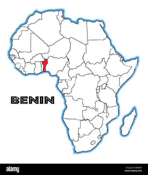 Mappa Benin
