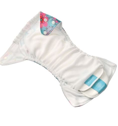 Pannolino lavabile Pocket aperto che mostra la tasca interna