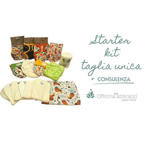 Diverse tipologie di pannolini lavabili e accessori