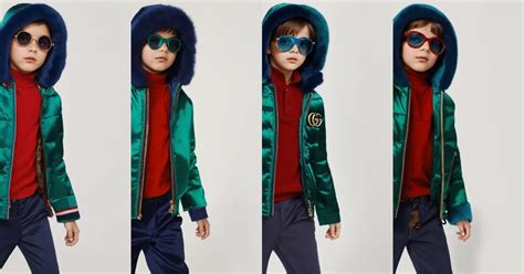 Bambina che indossa un giubbotto Gucci