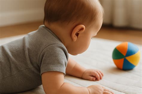 Bambino durante il tummy time