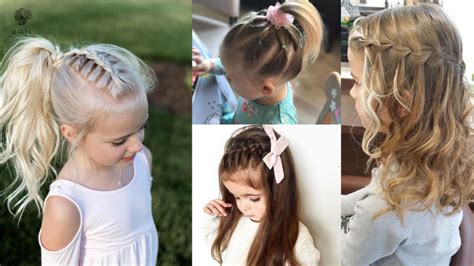 Acconciatura raccolta con elastici per bambina