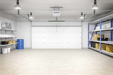 Garage interno illuminato a LED