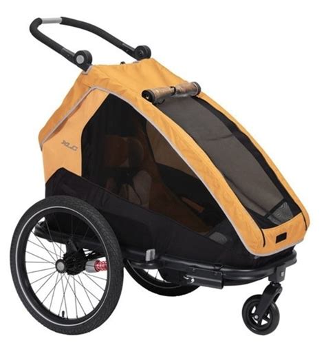 Seggiolino per rimorchio XLC Mono S in uso