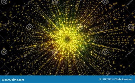 Rappresentazione grafica delle particelle embolizzanti che occludono un'arteria