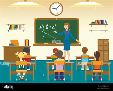 Maestra con bambini in classe