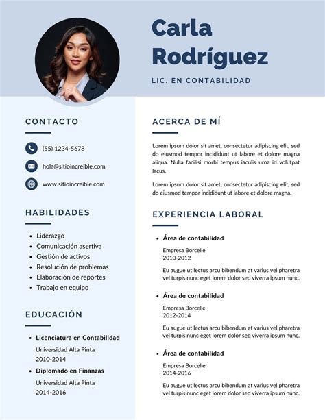 Formato CV