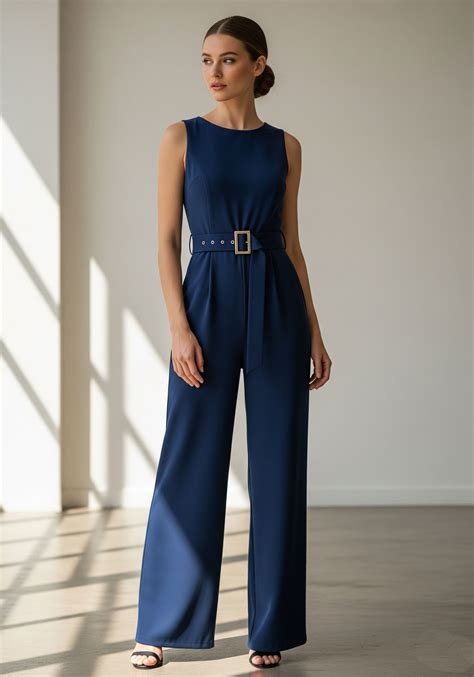 Donna che indossa una tuta elegante in un contesto urbano