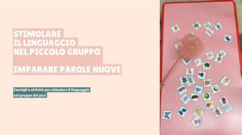 Attività per stimolare il linguaggio nei bambini