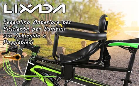 seggiolino anteriore bici bambino