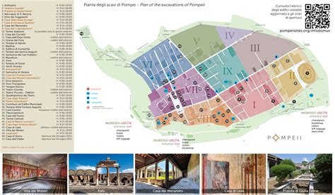 Mappa illustrativa del parco archeologico con i percorsi accessibili
