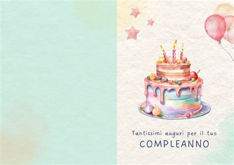 Biglietto d'auguri personalizzato con fiori e decorazioni delicate
