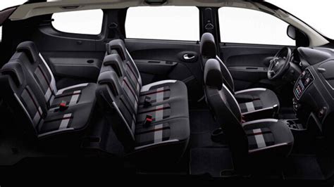 Schema della modularità dei sedili interni di Dacia Lodgy