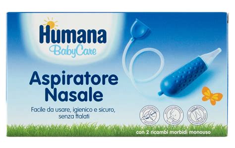 illustrazione schematica di un aspiratore nasale manuale e i suoi componenti