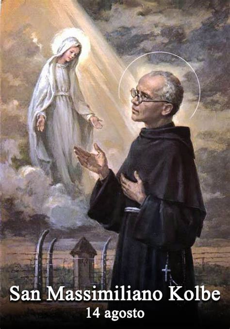 San Massimiliano Kolbe con l'Immacolata Concezione