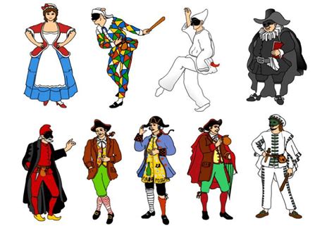 Maschere tradizionali del Carnevale