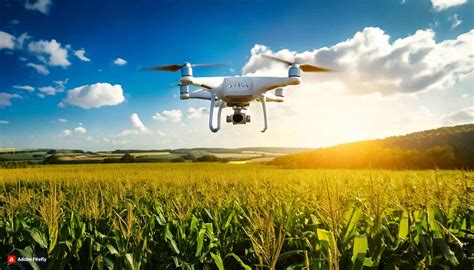 Droni agricoli in azione in un campo