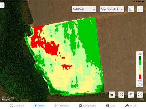 Mappa NDVI generata da drone per l'analisi della vegetazione