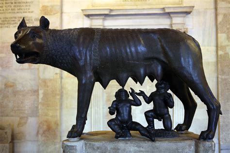 Romolo e Remo osservano gli auspici