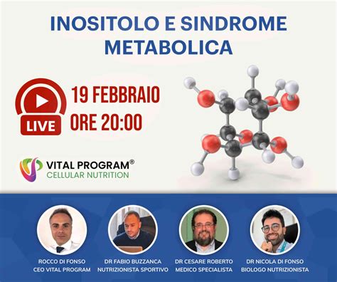 diagramma che illustra il ruolo dell'inositolo nel metabolismo cellulare