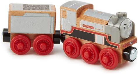 locomotiva in legno Thomas su binari