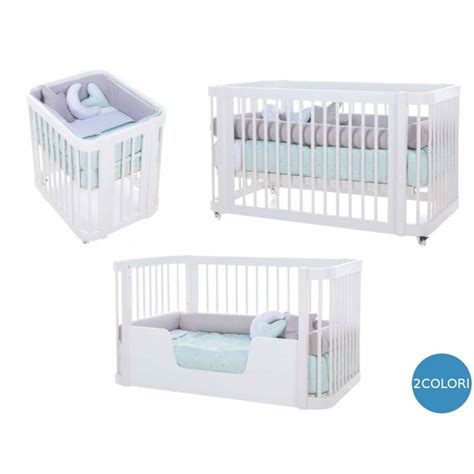 Culla trasformabile nelle varie configurazioni