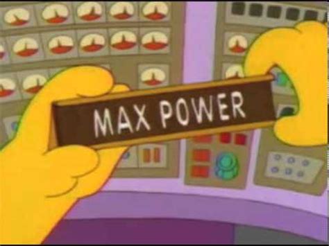 Homer Simpson come Max Power