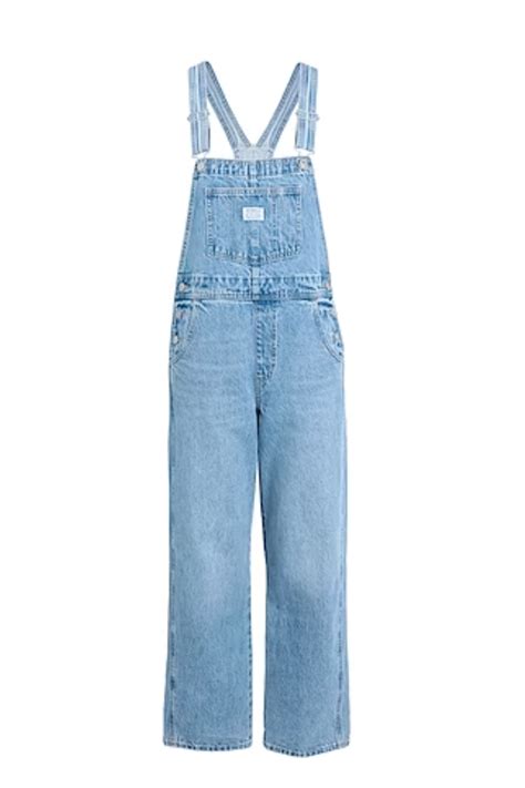 dettaglio di una salopette Levi's bimba con tasche e cuciture