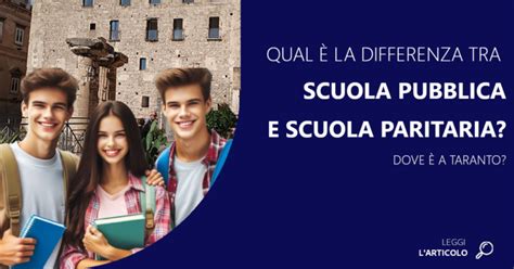 infografica che mostra la differenza tra scuola comunale e statale