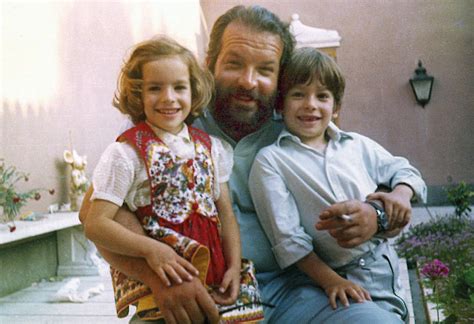 Bud Spencer con la sua famiglia