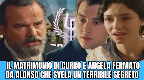 Curro e Angela in un momento di concitazione