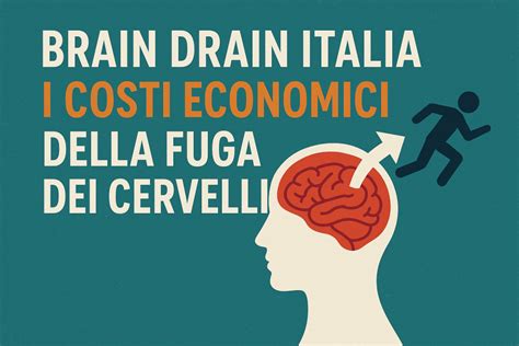 Diagramma della fuga dei cervelli