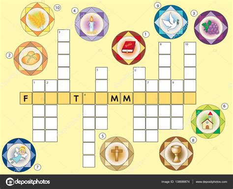 Bambini che risolvono un cruciverba religioso