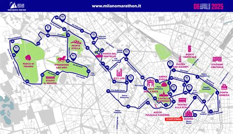 mappa del percorso della Maratona di Pisa