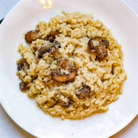 Risotto con funghi ovuli secchi