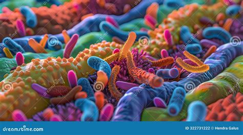 rappresentazione microscopica dei batteri dell'apparato riproduttivo