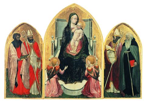 Dettaglio del trittico con i pastori musicanti