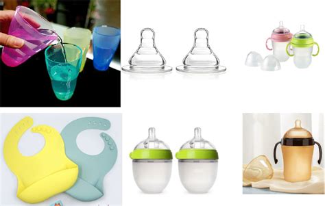 confronto tra diversi materiali di ciucci (silicone vs caucciù)